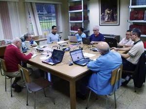 La CP con rectores y directores de la presencia escolapia en San José