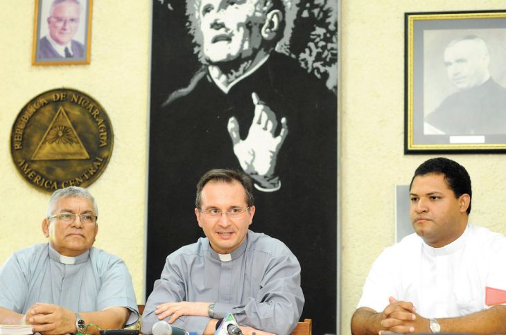Conferencia sobre canonizacion del padre Bruno Martinez Escolapio (q.e.p.d). Managua 26 de enero de 2015. FOTO LA PRENSA/Lissa Villagra